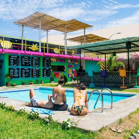 The Upcycled Hostel Huacachina Ica Esterno foto