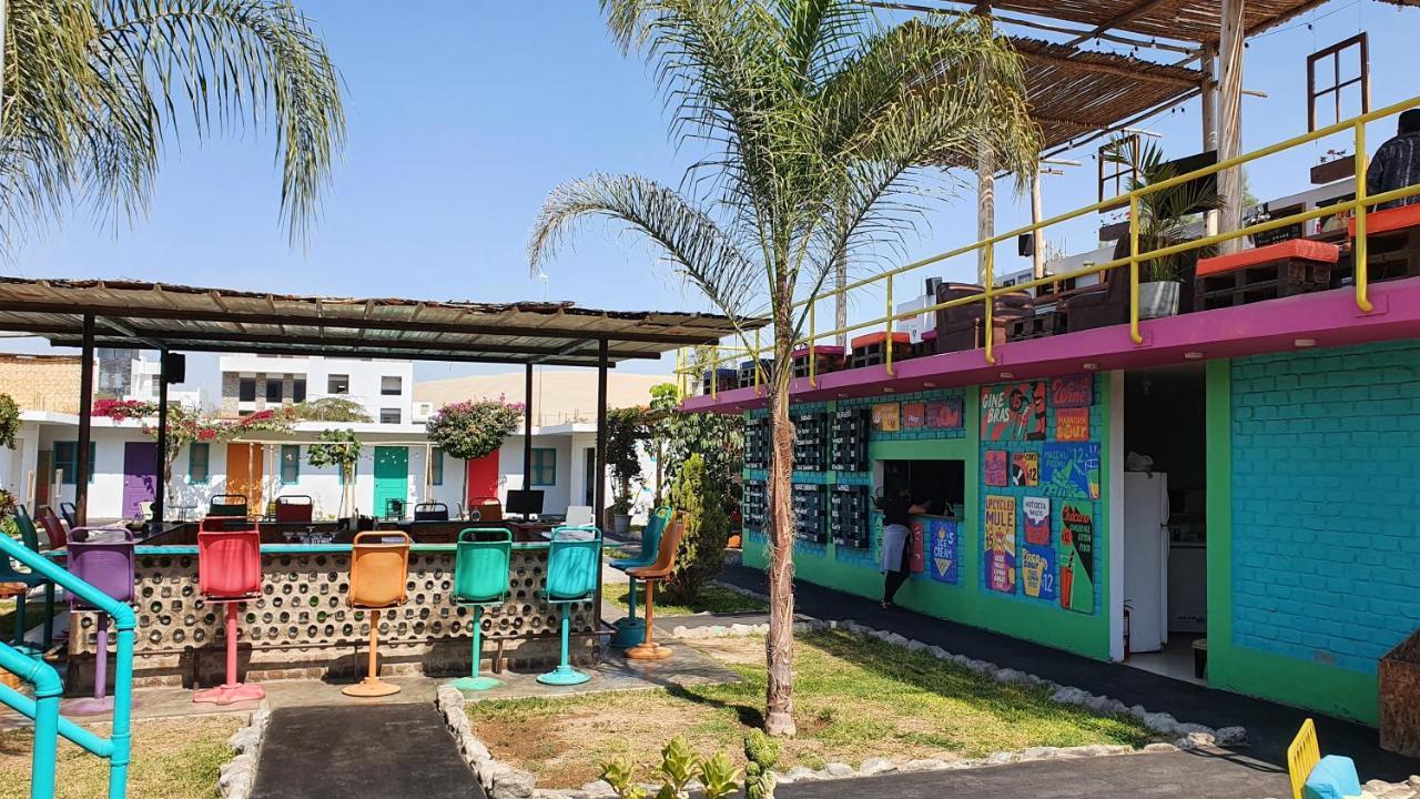 The Upcycled Hostel Huacachina Ica Esterno foto