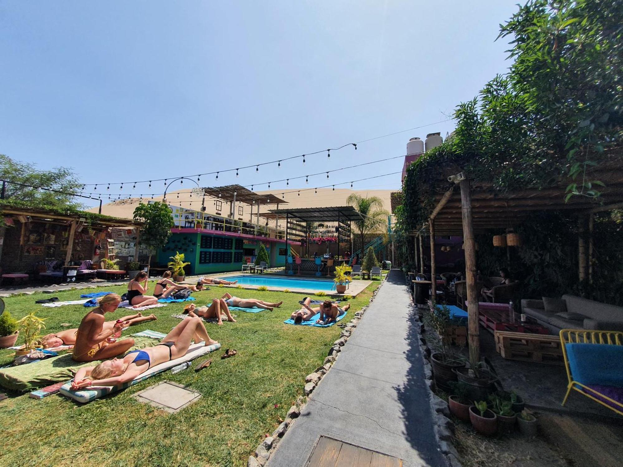 The Upcycled Hostel Huacachina Ica Esterno foto