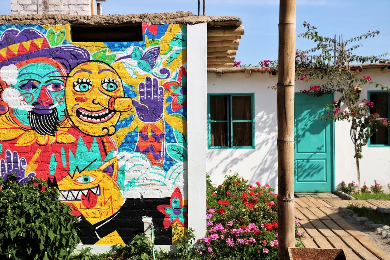 The Upcycled Hostel Huacachina Ica Esterno foto
