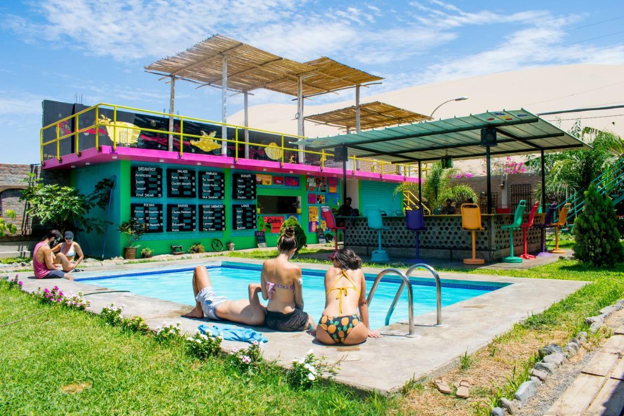 The Upcycled Hostel Huacachina Ica Esterno foto